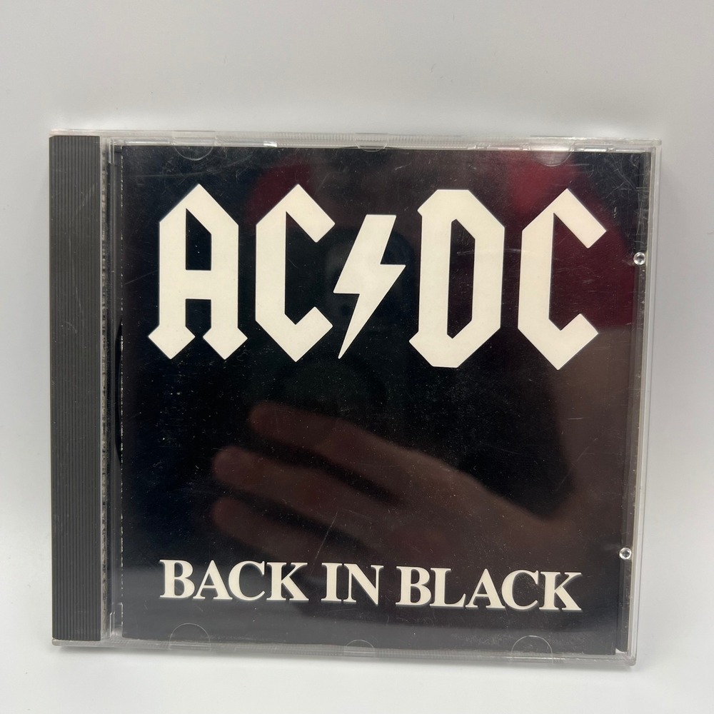 AC/DC Back in Black CD Atlantic 16018-2 Hard Rock 1980 Vintage Audio